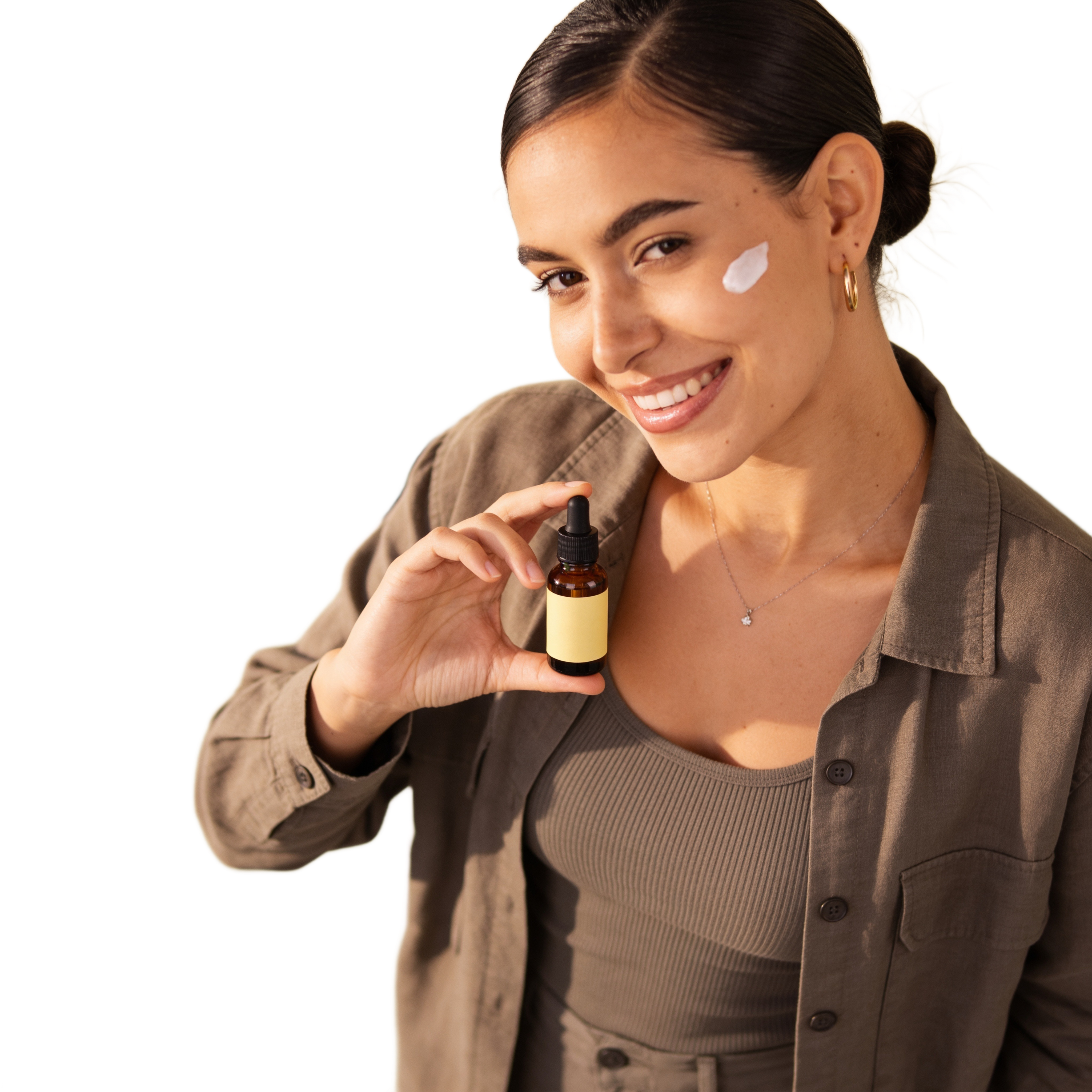 Same subject with background removed, transparent PNG on neutral backdrop